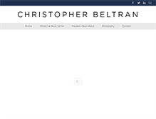 Tablet Screenshot of christopherbeltran.com